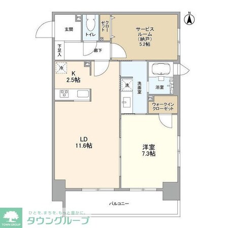 アリュージュ両国の物件間取画像